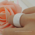 Fashion Hot Selling White Ceramic Ring Anillos de pareja